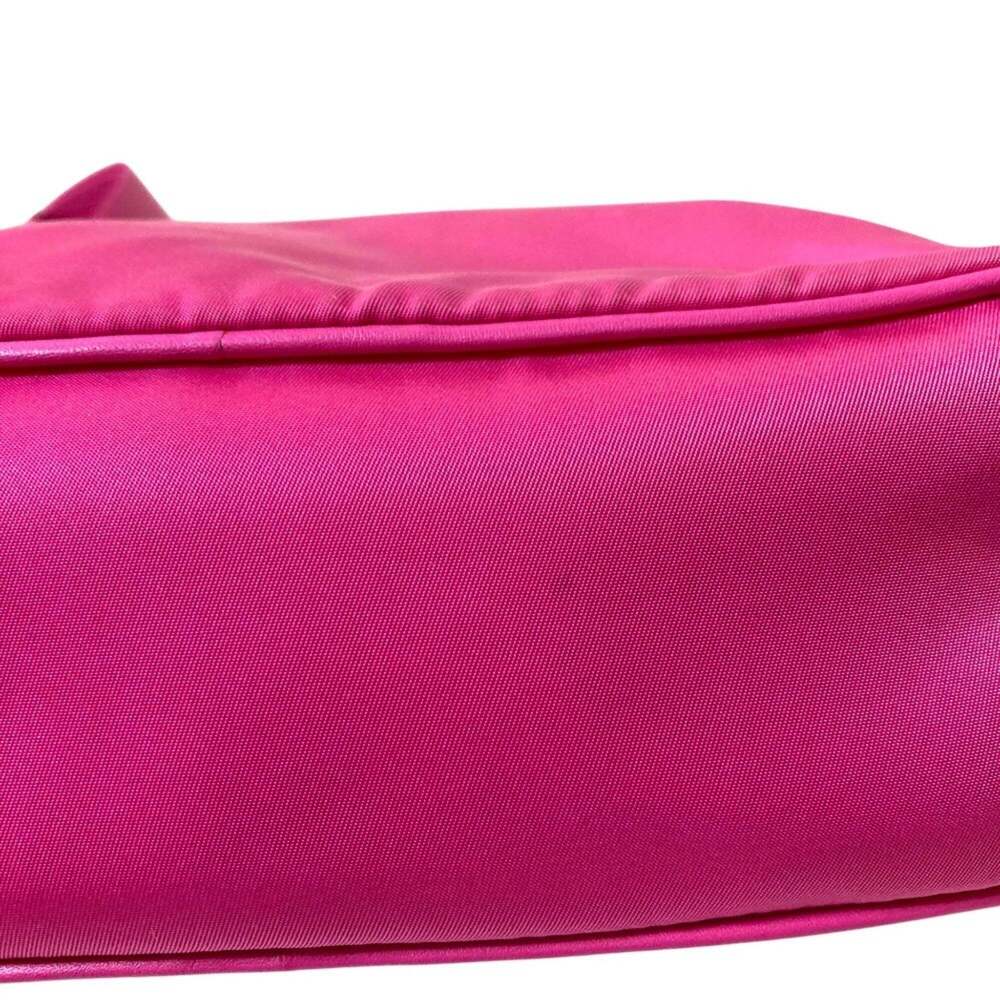 PRADA Pink Canvas Shoulder Bag - Picture 10 of 12